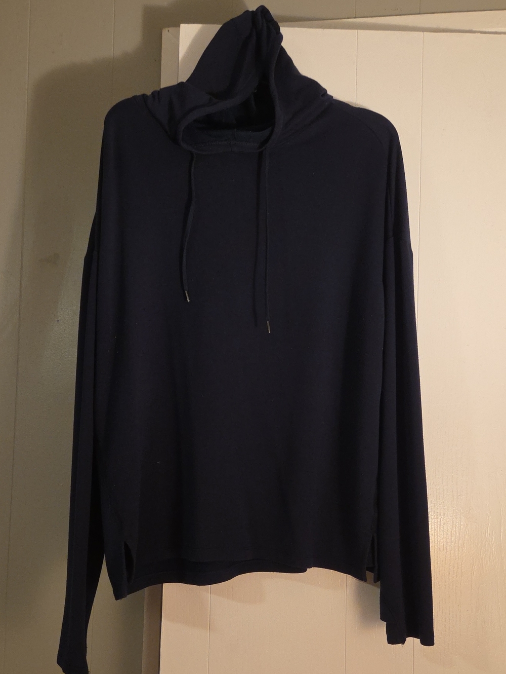 Athletic Works Navy Turtleneck Hoodie Pullover